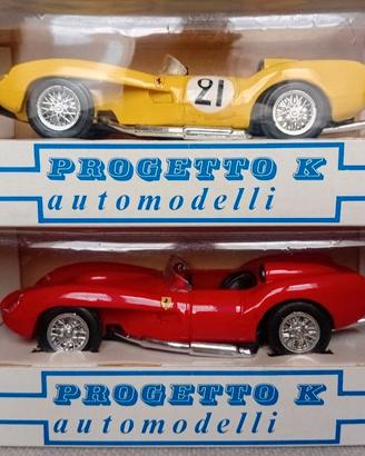 Coppia Ferrari 250 Testarossa Progetto Kscala 1/43