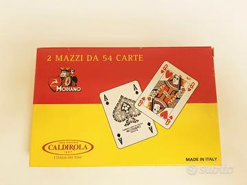 Carte da gioco pubblicitarie Modiano