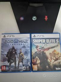 GIOCHI PS5:God of War Ragnarok + Sniper Elite 5 