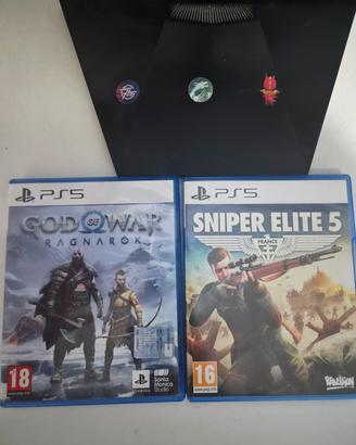 GIOCHI PS5:God of War Ragnarok + Sniper Elite 5 