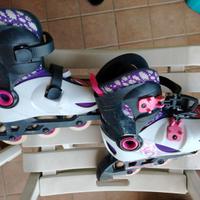 Pattini Roller OXELO Play5 regolabili 32-34