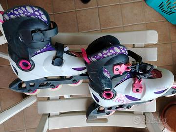 Pattini Roller OXELO Play5 regolabili 32-34