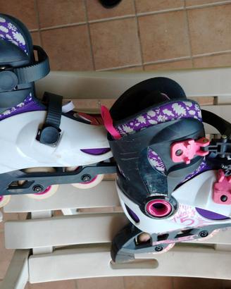 Pattini Roller OXELO Play5 regolabili 32-34