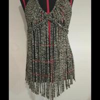 top in macramè fatto a mano nuovo 