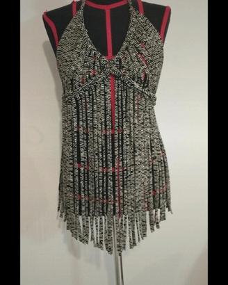 top in macramè fatto a mano nuovo 