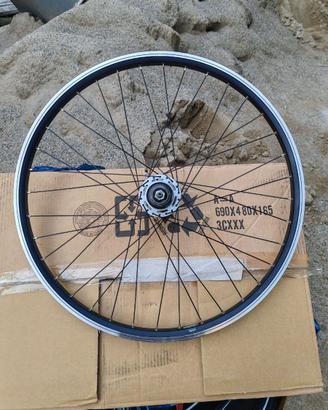 Ruota bicicletta da 26 in alluminio