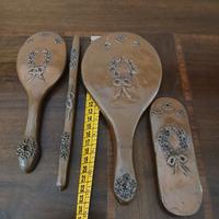 Set ,per parrucchiera vintage in rame 