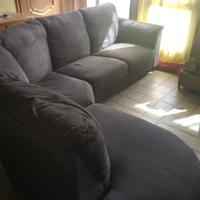 Divano angolare grigio 2.60x2 metri
