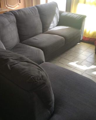 Divano angolare grigio 2.60x2 metri