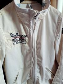 giacca uomo primaverile bianca 