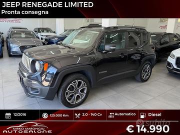 Jeep Renegade 2.0 Mjt 140CV 4WD Limited FINANZIABI