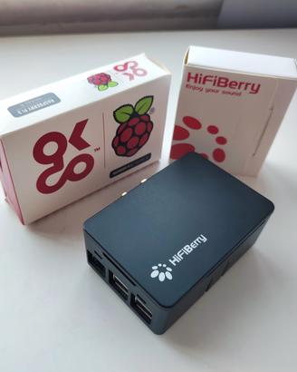 Streamer audio Hi-Fi Raspberry + Hifiberry 