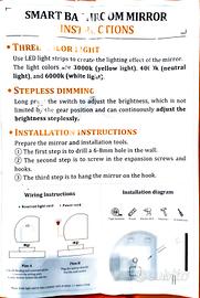 Specchio da bagno o ingresso o da stanza da letto