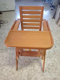 seggiolone in legno