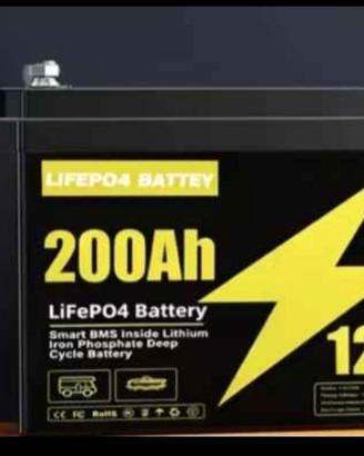 batteria litio 12v 200ah