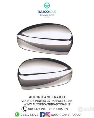Coppia Calotte Specchio Cromate Fiat Punto 2012