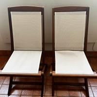 Sedie da esterno legno di teak