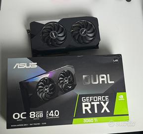 RTX 3060 TI 8GB Asus Dual OC Edition RGB