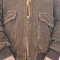 Giubbotto pelle scamosciata uomo