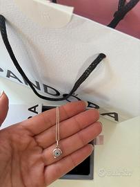 Collana pandora argento con ciondolo