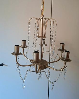 Lampadario con gocce