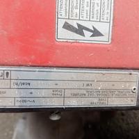 bruciatore con rampa a gas metano