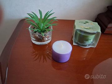 Candela profumata più piantina e omaggio