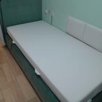 Letto singolo contenitore motorizzato