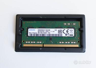Ram Samsung  4GB DDR4, 2666 MHz per portatili