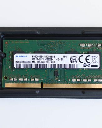 Ram Samsung  4GB DDR4, 2666 MHz per portatili