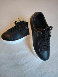 Scarpe Nere Suola Nera N.41 
