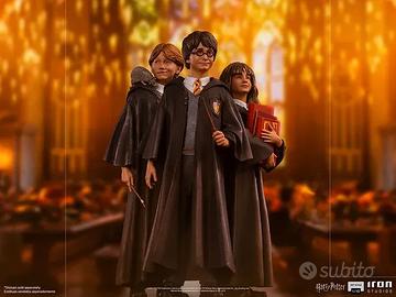 Set 3 statue 1/10 Harry Potter, Ermione e Ron
