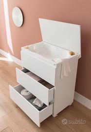 Cassettiera + Bagnetto + Fasciatoio