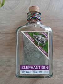 bottiglia vuota "Elephant gin"