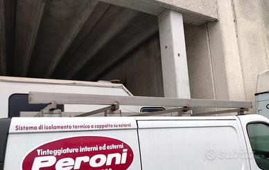 portapacchi in acciaio Opel vivaro