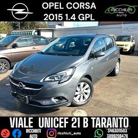 OPEL CORSA 1.4 GPL 2015 OK NEOPATENTATI
