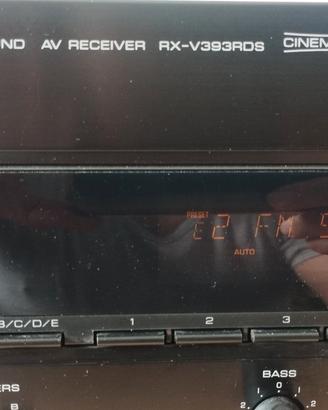 Amplificatore  YAMAHA  AV RECEIVER ingresso phono 