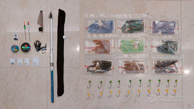 Set pesca varie tecniche 