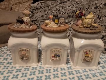 contenitori in ceramica vintage