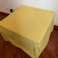 Pouf letto giallo