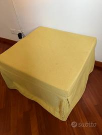Pouf letto giallo