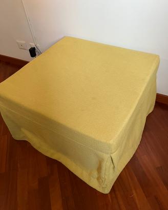 Pouf letto giallo