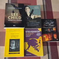 Lotto libri thriller e mistero