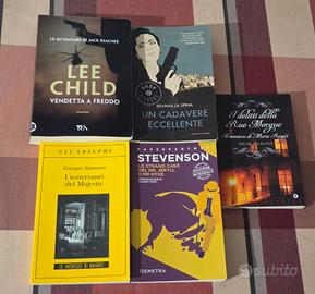 Lotto libri thriller e mistero