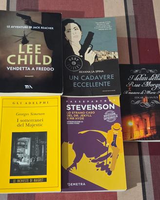 Lotto libri thriller e mistero