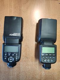 COPPIA FLASH PORTATILI COBRA SPEEDLITE