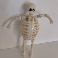 Bandai scheletro uovo 1987