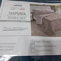 Trapunta double-face per letto da 1 piazza