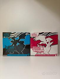 Pokemon Etb Luce Nera e Fuoco Bianco Sigillati