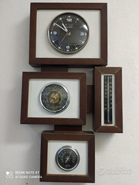 Stazione meteo orologio a muro vintage